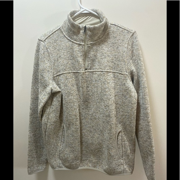 Thread and Supply Grey and Yellow Half-Zip - Picture 1 of 4